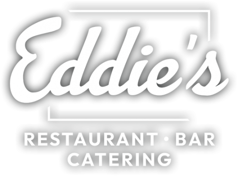 Eddies Ribs logo with tagline